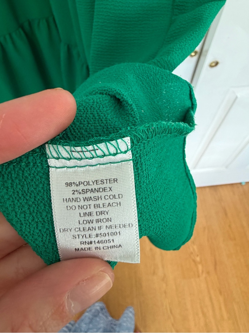 Monteau Emerald Green Tiered Button Midi Dress - Picture 5 of 6